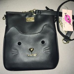 NWT Betsey Johnson black cat purse LTD TIME OFFER